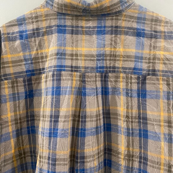 Woolrich Red Creek Long Sleeve Classic Fit Shirt - Crinkle Plaid XL - Picture 4 of 8